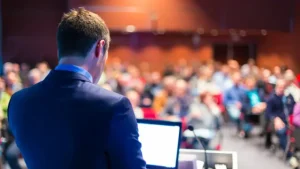 التحدث أمام الجمهور