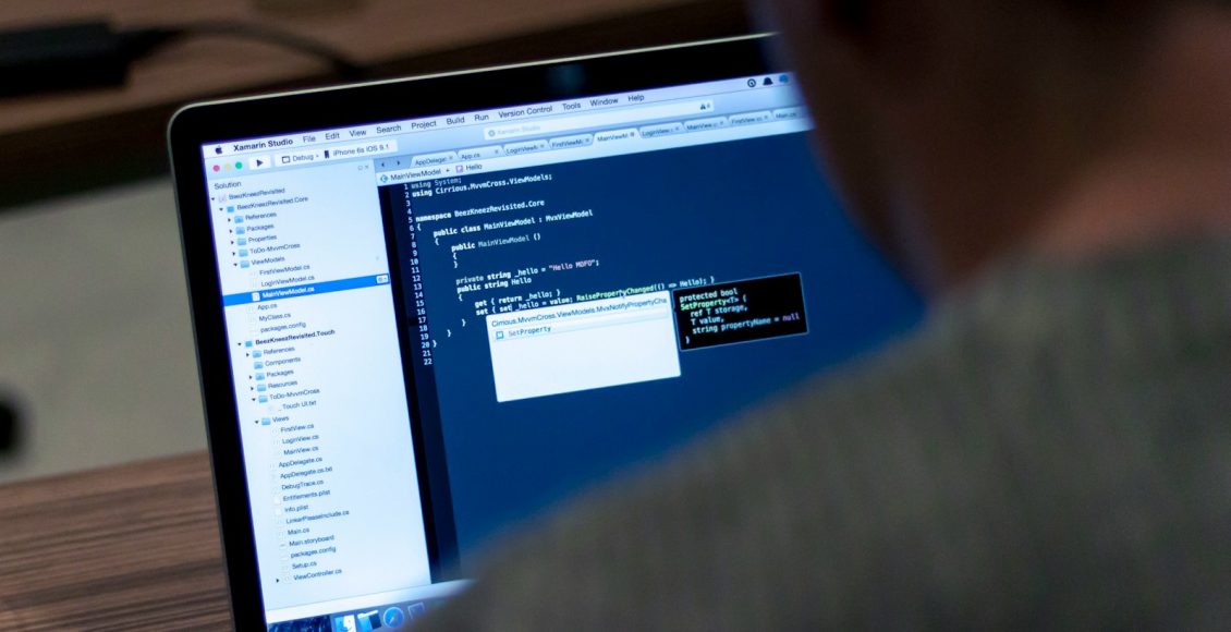 person facing tuned on MacBook Pro